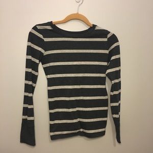 striped long sleeve shirt